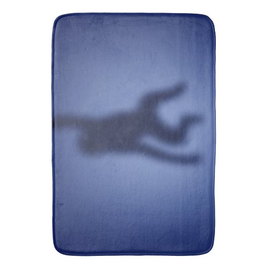 Monkeysilhouet Badmat (Voorkant Verticaal)