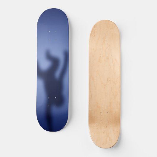 Monkeysilhouet Persoonlijk Skateboard (Voorkant)