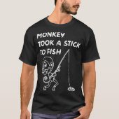 Monkeyvisserij T-Shirt (Voorkant)