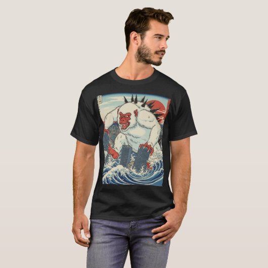 Monkeyzilla T-shirt (Voorkant volledig)