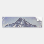 Monkgebergte met wolken (Ferdinand Hodler) Bumpersticker (Voorkant)