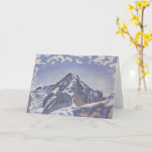 Monkgebergte met wolken (Ferdinand Hodler) Kaart (Gele Bloem)