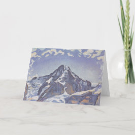 Monkgebergte met wolken (Ferdinand Hodler) Kaart