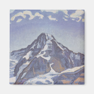 Monkgebergte met wolken (Ferdinand Hodler) Magneet