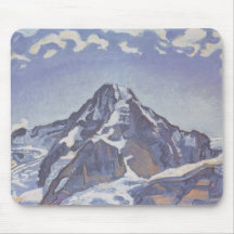 Monkgebergte met wolken (Ferdinand Hodler)
