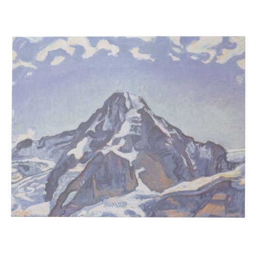 Monkgebergte met wolken (Ferdinand Hodler) Notitieblok (Voorkant)