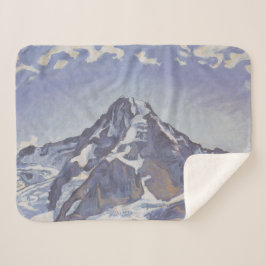 Monkgebergte met wolken (Ferdinand Hodler) Sherpa Deken