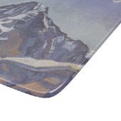 Monkgebergte met wolken (Ferdinand Hodler) Snijplank (Hoek)