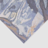 Monkgebergte met wolken (Ferdinand Hodler) Tissuepapier (Detail)