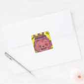 MonKIng Vierkante Sticker (Envelop)