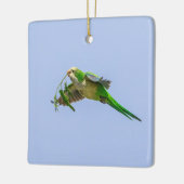 Monkparkiet in de Rio Grande-vallei Keramisch Ornament (Links)