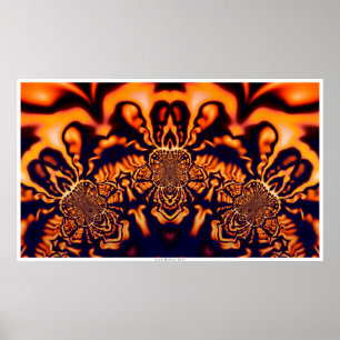 Monks die zich afvragen of Sacred Geometry - Surre Poster