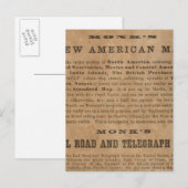 Monks Midden-Amerika, Cuba en Florida Briefkaart (Voorkant / Achterkant)