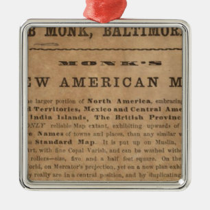 Monks Midden-Amerika, Cuba en Florida Metalen Ornament