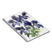Monkshood - Watercolor flowers Notitieboek (Rechterzijde)