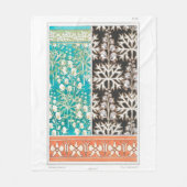 Monkshood wolfsbane plant art nouveau verneuil fleece deken (Voorkant)