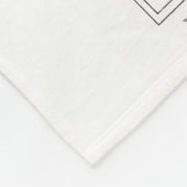 Monkshood wolfsbane plant art nouveau verneuil fleece deken (Hoek)