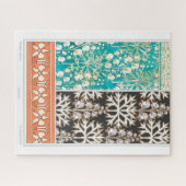 Monkshood wolfsbane plant art nouveau verneuil legpuzzel (Horizontaal)