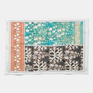 Monkshood wolfsbane plant art nouveau verneuil theedoek