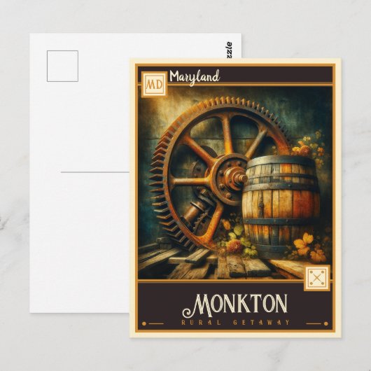 Monkton, Maryland |  Briefkaart (Voorkant / Achterkant)