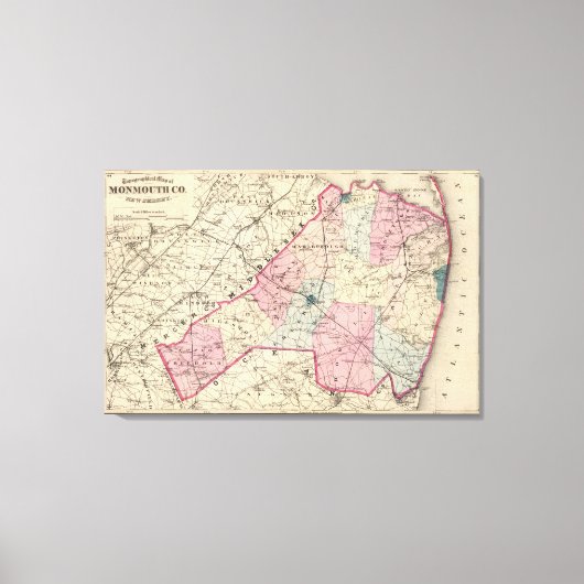 Monmouth County, NJ Canvas Afdruk (Voorkant)
