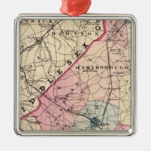 Monmouth County, NJ Metalen Ornament