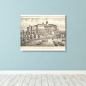 Monmouth House, Spring Lake Beach, New Jersey Canvas Afdruk (Insitu (Houten vloer))