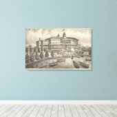 Monmouth House, Spring Lake Beach, New Jersey Canvas Afdruk (Insitu (Houten vloer))