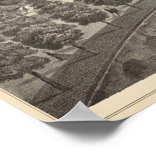 Monmouth House, Spring Lake Beach, New Jersey Poster (Hoek)