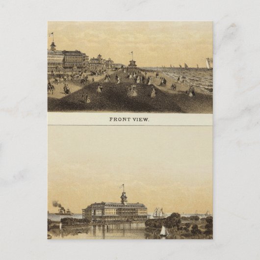 Monmouth House, Spring Lake, NJ Briefkaart (Voorkant)