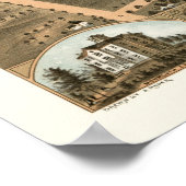 Monmouth, IL Panorama - 1869 Poster (Hoek)