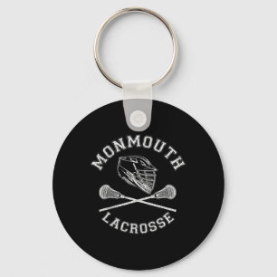 Monmouth Lacrosse Distressed Retro Lax Sleutelhanger