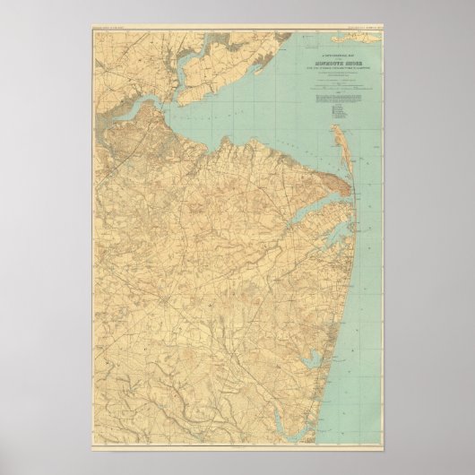 Monmouth Shore, New Jersey Poster (Voorkant)