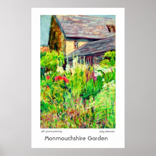 Monmouthshire Garden Poster of Print (Voorkant)
