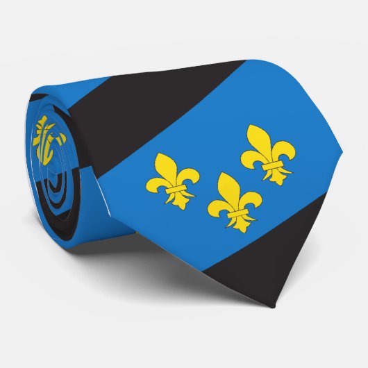 Monmouthshire stropdas met diagonale strepen (Opgerold)