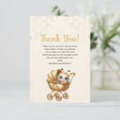 Monmy to Bee Flat Dank u kaart (Staand voorkant)