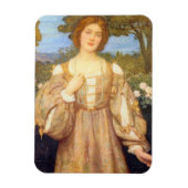 Monna Giovanna (door Edward Robert Hughes) Magneet (Verticaal)