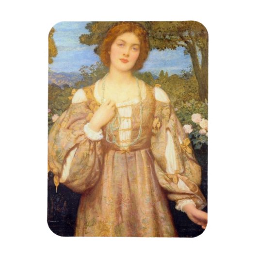 Monna Giovanna (door Edward Robert Hughes) Magneet (Verticaal)