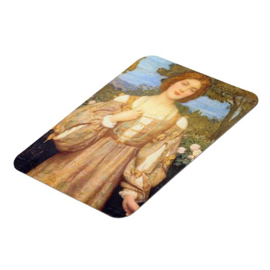 Monna Giovanna (door Edward Robert Hughes) Magneet (Linkerzijde)