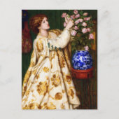 Monna Rosa Dante Gabriel Rossetti Briefkaart (Voorkant)