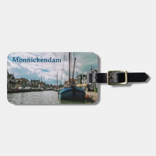 Monnickendam-souvenir Bagagelabel (Voorkant horizontaal)