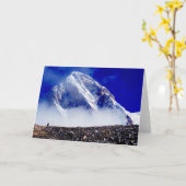 Monnik en Pumori Kaart (Gele Bloem)