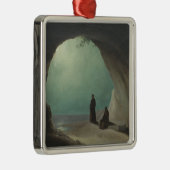 Monniken in een Grotto (door Carl Blechen) Metalen Ornament (Rechts)