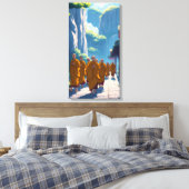 Monniken voor Vrede Canvas Afdruk (Insitu (Slaapkamer))