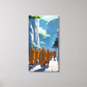 Monniken voor Vrede Canvas Afdruk (Voorkant)