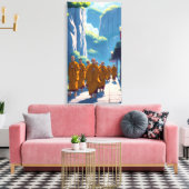 Monniken voor Vrede Canvas Afdruk (Insitu (Woonkamer))