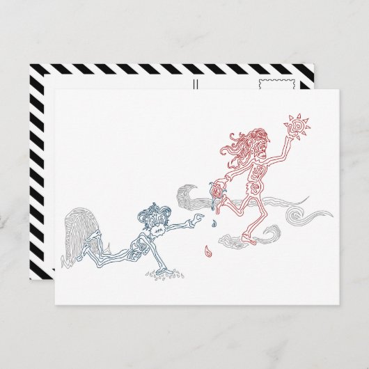 monniksrover briefkaart (Voorkant / Achterkant)