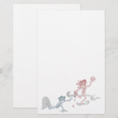 monniksrover briefpapier (Voorkant / Achterkant)