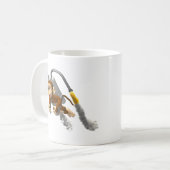 Monniksvliegen met Jetpack Koffiemok (Voorkant links)