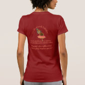 Monnikvlinder op zinnia t-shirt (Achterkant)